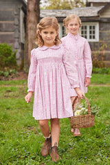 Smocked Charlotte Dress - Oakleigh Floral