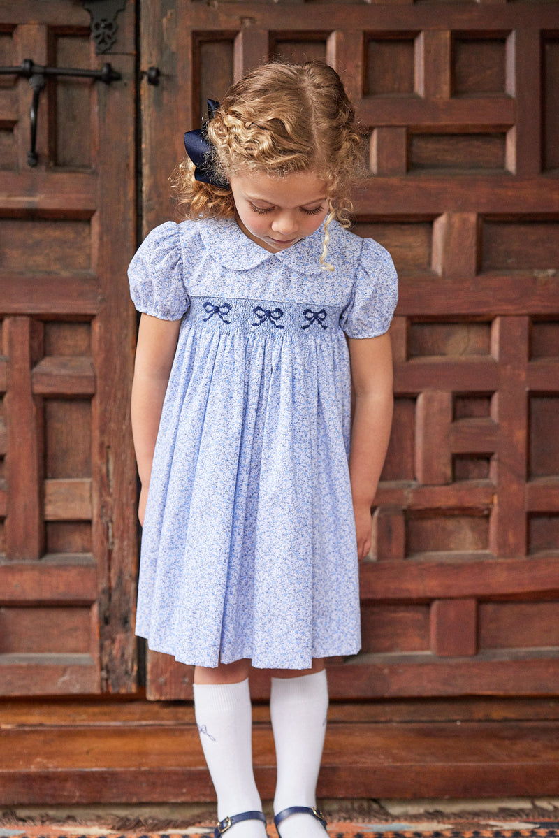 Blue peter pan dress best sale