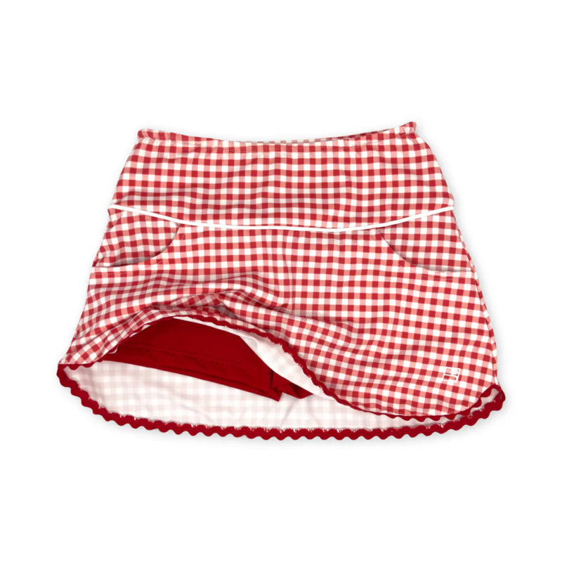 Tiffany Skort - Candy Apple Red Gingham