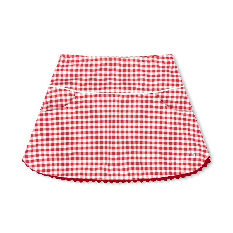 Tiffany Skort - Candy Apple Red Gingham