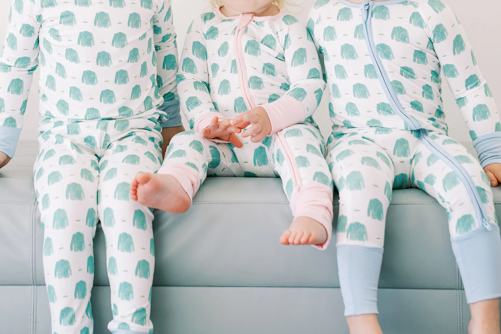 Pajamas Set 2 Piece - Blue Golf - Born Childrens Boutique