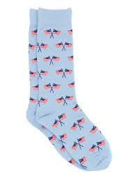 Lucky Duck Sock, Freedom Flag