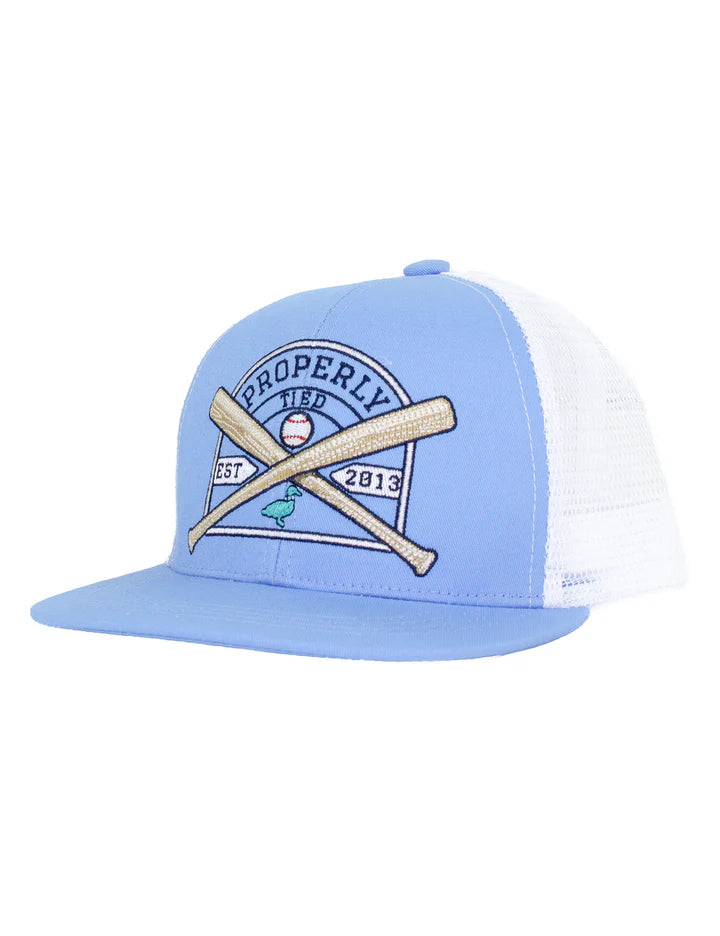 Youth Trucker Baseball Shield Hat - Born Childrens Boutique