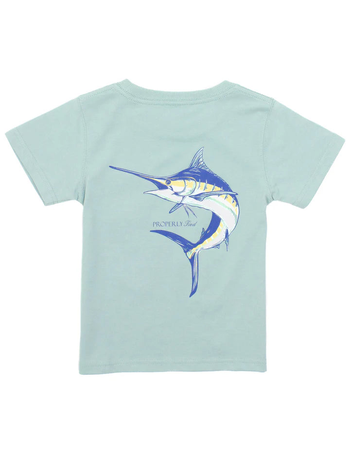 Pre-Order Blue Marlin SS Marine Mist Shirt