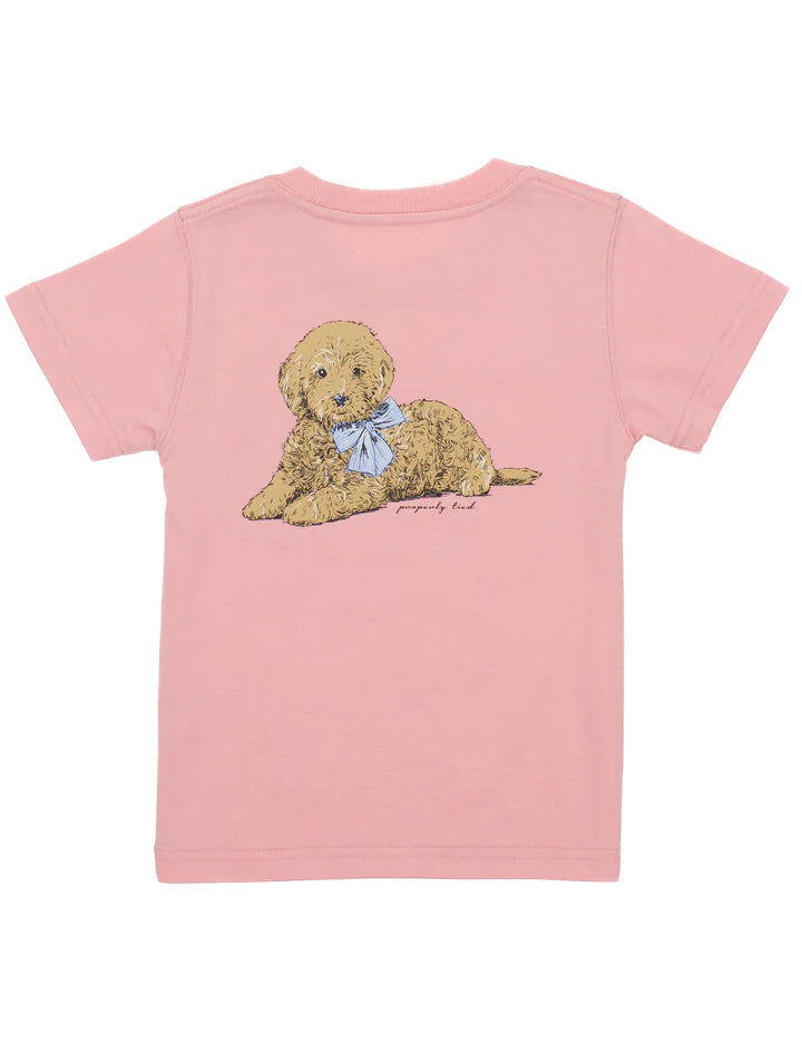 Doodle Blush Girl T-Shirt - Born Childrens Boutique