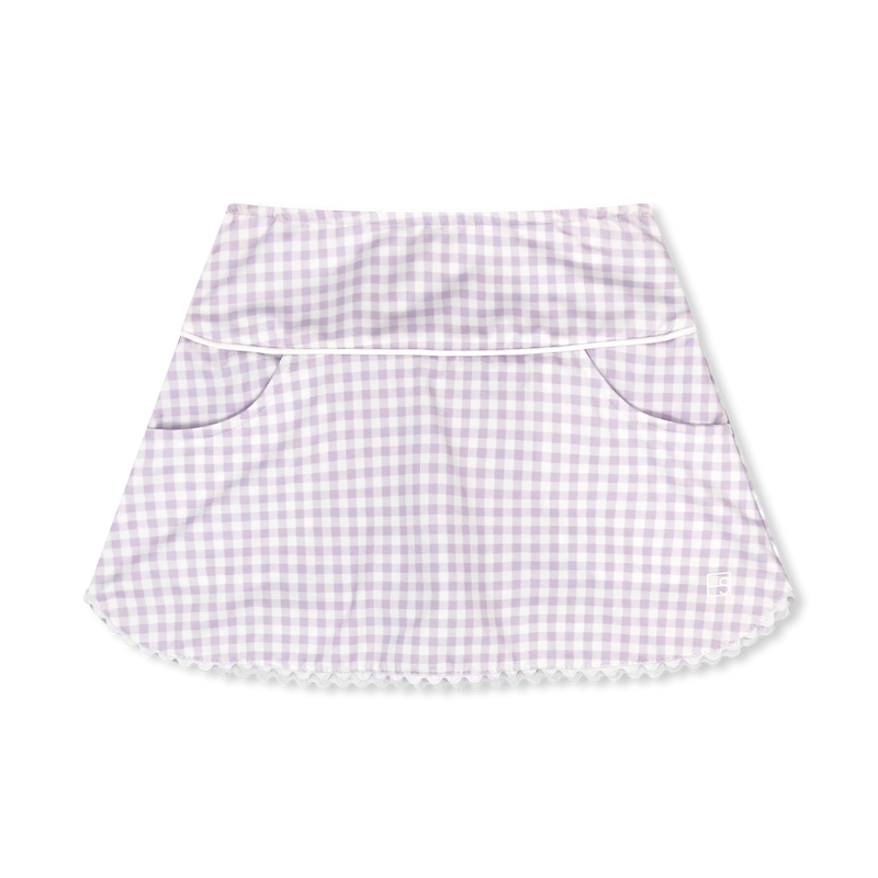 Tiffany Skort - Petal Purple Gingham