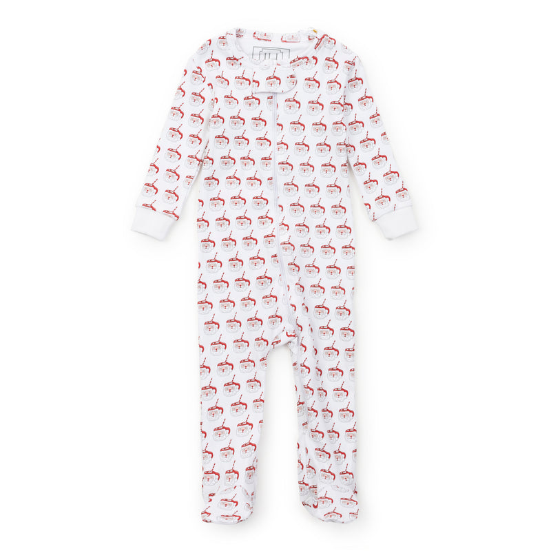 Parker Zipper Pajamas - Hot Cocoa Santa