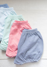 Pre-Order Summer Boy Knit Bloomer - Green Stripe