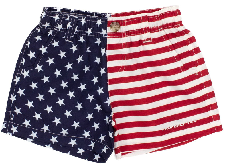 Mallard Short 2.0, Freedom Flag - Born Childrens Boutique