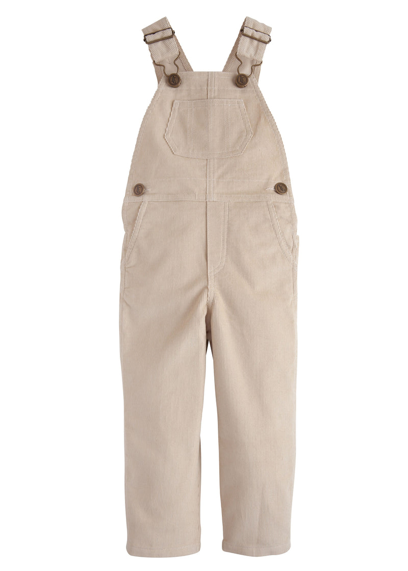 Little English Essential Overall - Khaki Corduroy - Born Childrens Boutique