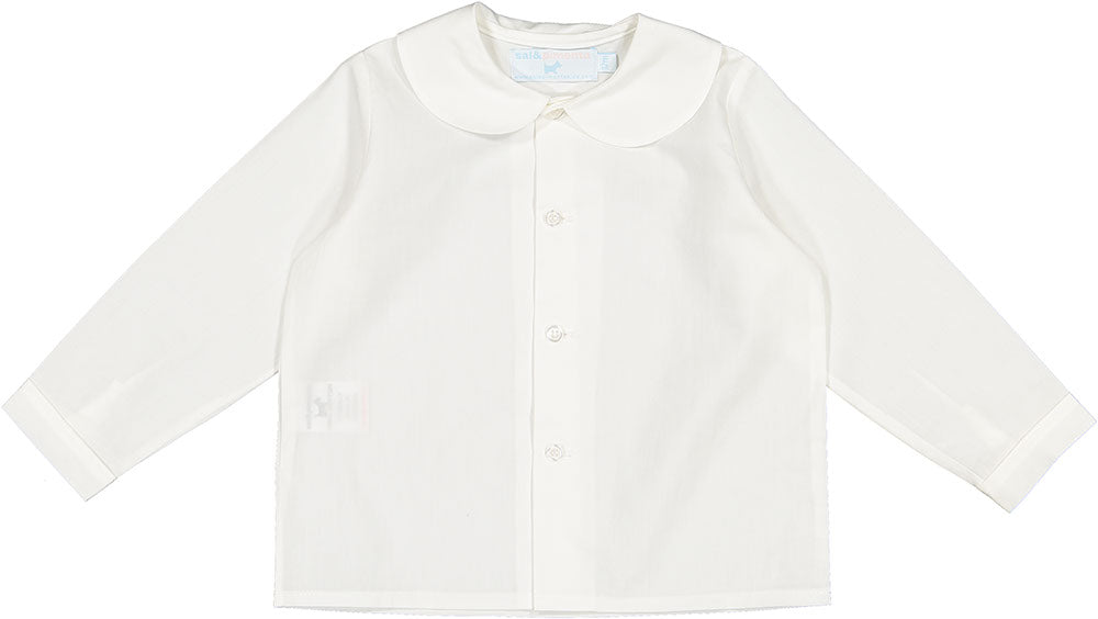 Baby Boy Shirt Pearl - Born Childrens Boutique