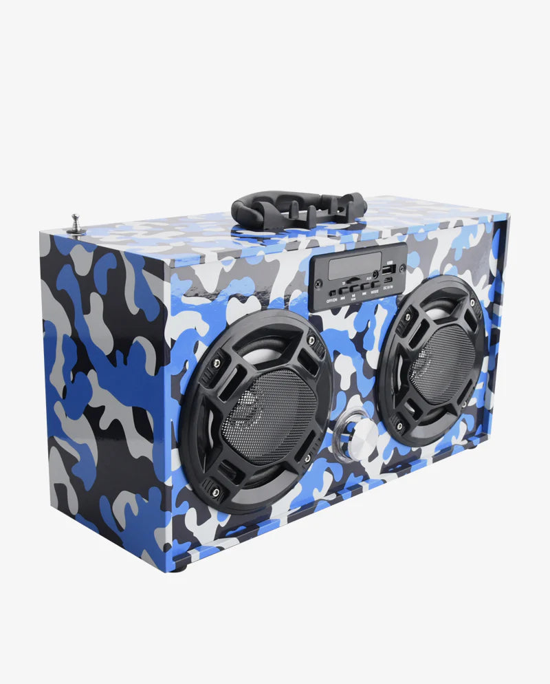 Camo Retro Bluetooth Boombox - Born Childrens Boutique