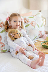 Sara Jane's Sweet Dream Set Boardwalk Bunny With Palm Beach Pink - Born Childrens Boutique