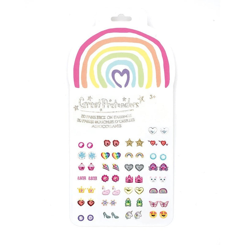 Rainbow Love Sticker Earrings - Born Childrens Boutique