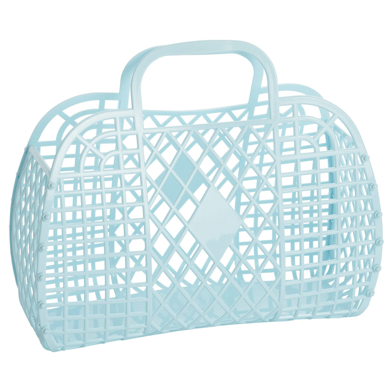 Retro Basket-Large, Blue - Born Childrens Boutique