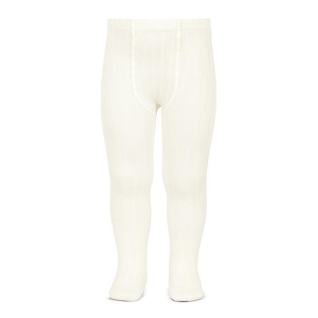 Ribbed Tights Cream - Born Childrens Boutique